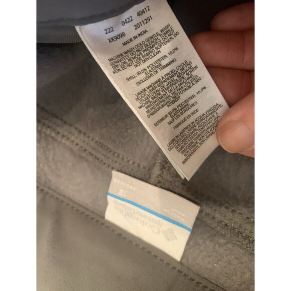 Columbia Womens Authentic Athletic Outdoors Pants Sz 12 Gray - Picture 6 of 6